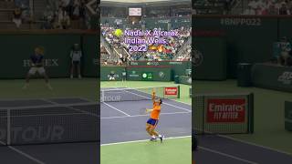 Throwback to Nadal vs Alcaraz at Indian Wells in 2022 #tennis #spain #sports #usa #nadal #djokovic