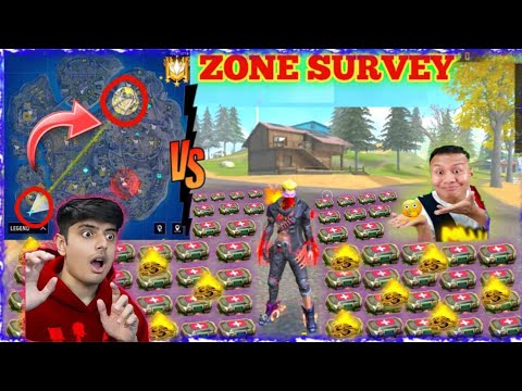 free fire zone survive challenge video in BR Rank zone push super madike Heal Battle challenge