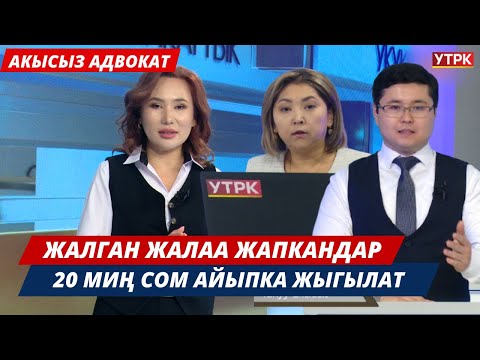 Жалган жалаа жапкандар 20 миң  сом айыпка жыгылат // Акысыз адвокат