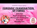 Forensic Fiber Analysis Concepts