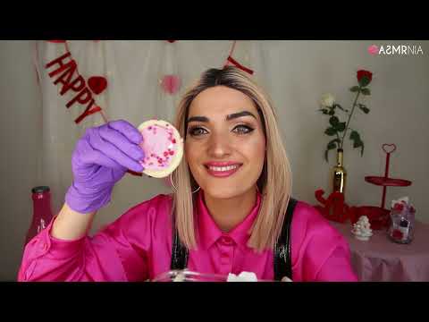 ASMR NIA HE VUELTO POR SAN VALENTIN 🩷 Novedades , dulces y guantes de látex