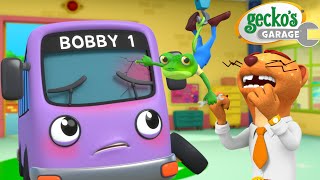 Bobby's Broken Windscreen | Gecko's Garage | Trucks For Children | Cartoons For Kids