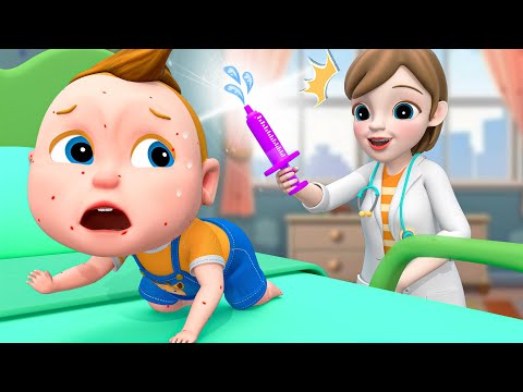 Time For A Shot | Boo Boo Song | Super Sumo Nursery Rhymes & Kids Song