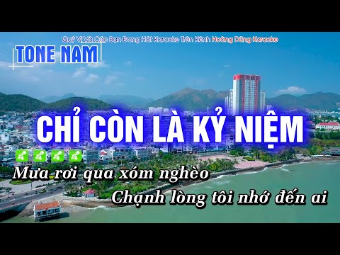 Karaoke Chỉ Còn Là Kỷ Niệm |Tone Nam| Dễ Hát Nhất – Hoàng Dũng Karaoke