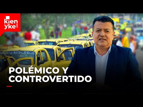 La historia detrás de Hugo Ospina, el líder taxista que pone en jaque a Bogotá
