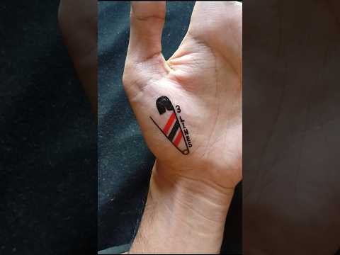 3 lines /// 😃 || DIY tattoo pens #shorts #ytshorts #art #tattoo #tattooartist
