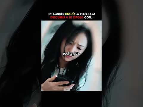 😱 Esta mujer fingió ser ciega para descubrir a su esposo junto a su ... #peliculas  #mrbeast  #cine