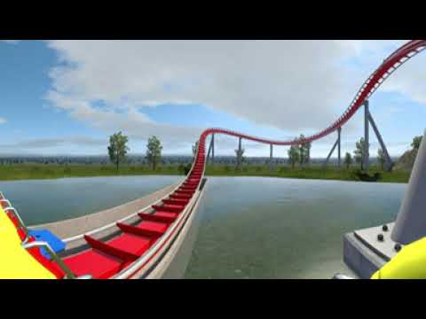 Dive Park | NoLimits 2 Roller Coaster Simulation | 360° VR, Gameplay, No Commentary, 8K