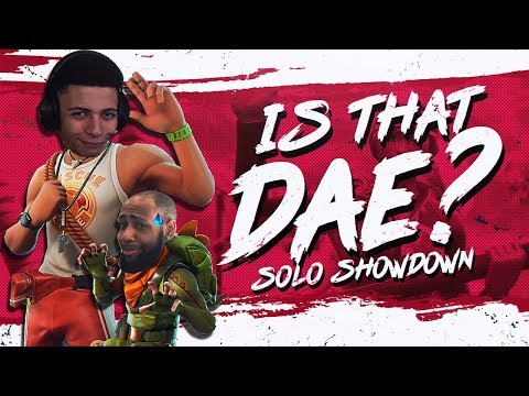DAEQUAN IS IN MY GAME?! SOLO SHOWDOWN WIN (Fortnite Battle Royale)
