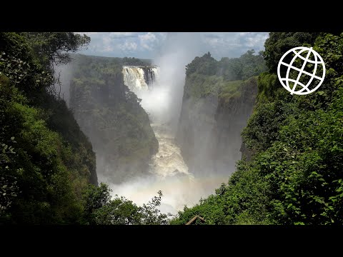 YouTube video thumbnail: Victoria Falls - Mosi-oa-Tunya, Zambia & Zimbabwe