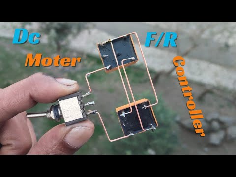 DIY DC MOTOR FARWORD/REVERSE CONTROLLER.