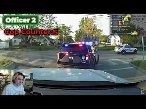 xQc Reacts to 5 Star GTA Wanted Level in Real Life