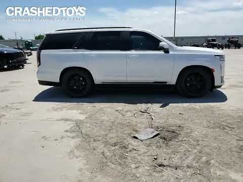 2023 Cadillac Escalade 4WD Sport Platinum with VIN 1GYS4GKL1PR113453, listed as a Copart auction lot 58060155 with 23,554 mi miles and Clean title. Bid and sale history available at DreamBid. Image 18.