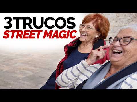 3 TRUCOS de STREET MAGIC: Cartas, Monedas y Levitación | Julio Ribera