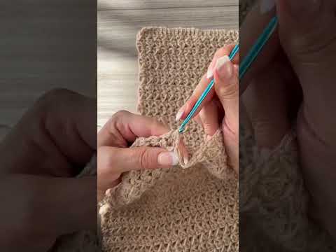 Hoy te enseño a tejer una Puntada rápida 🤩 ¿me acompañas? 💖 #short #tejido #crochet