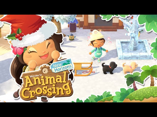 Snowy SLED DOGS in Our Frozen Forest!! ? Animal Crossing: Wildberry Archipelago • #44