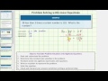 Solving Linear Equations and Variables