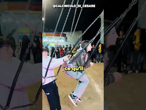 Il a transformé la balançoire en attraction de folie !
