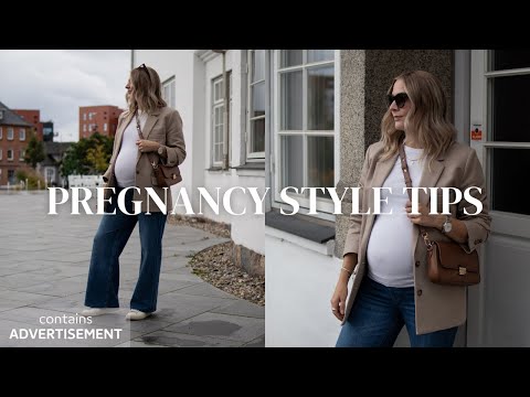 5 tips to stay comfy and stylish during pregnancy👖| maternity style lessons