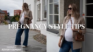 5 tips to stay comfy and stylish during pregnancy👖| maternity style lessons
