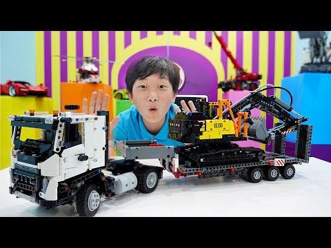 Yejun Lego Technic Assembly Excavator Truck with Car Game Play