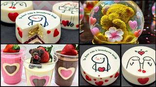3 IDEAS de GELATINAS PARA SAN VALENTIN 💕 Individuales de Osito, Corazón y Flork ¿Cómo se hacen?