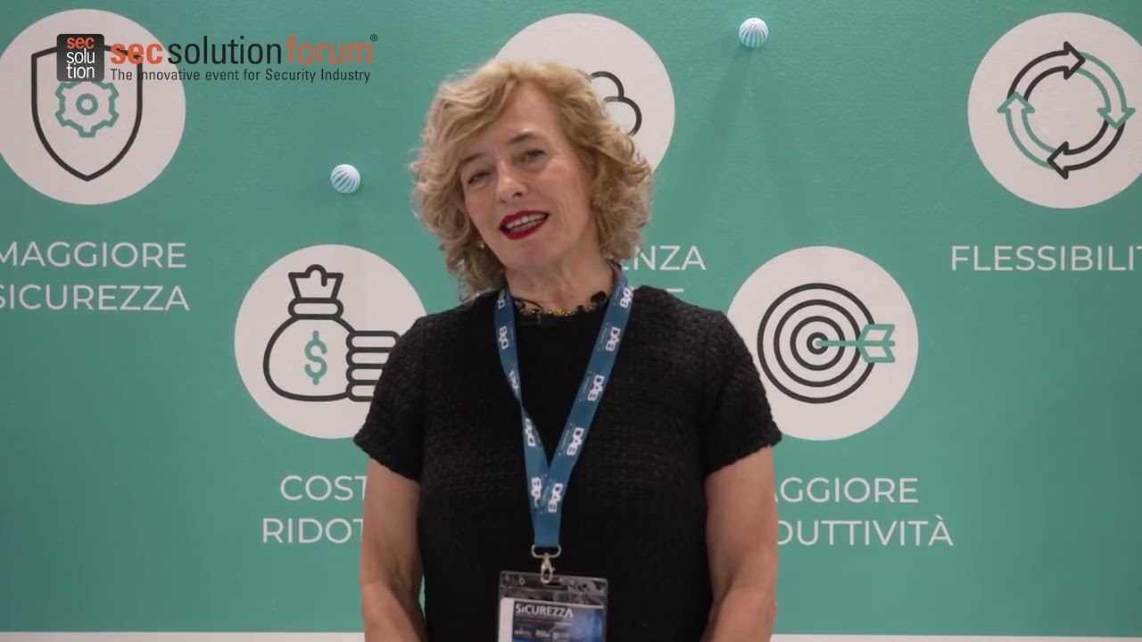 secsolutionforum a Sicurezza 2025 con Maddalena Nocivelli, Presidente di  DAB Sistemi Integrati