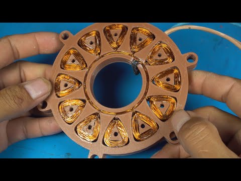 How to make a powerful 3D printed brushless motor 500w | DIY project 2024