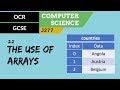 Understanding Arrays