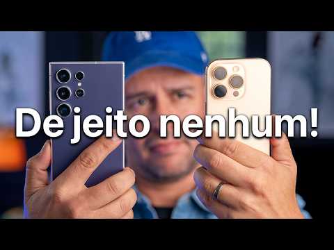 iPhone 16 Pro / Max vs Galaxy S24 Ultra - SERÁ QUE VOU TROCAR PARA O iPHONE?