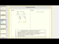 Solving Linear Equations Concepts