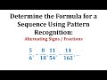Understanding Sequences and Formulas