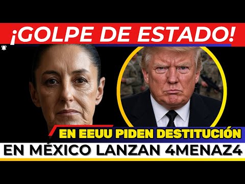¡AM3NAZA A LA PRESIDENTA! LLEGÓ DIRECTA. QUIEREN QUITAR A TRUMP DE PRESIDENTE.