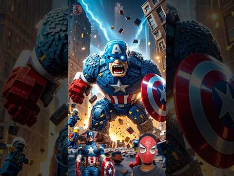 🔥 Roblox lego Spider-Man all superheroes as monster🔥#lego #spiderman #shorts #roblox #monster