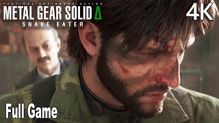 Metal Gear Solid Delta Snake Eater (MGS3 Remake) Full Gameplay Walkthrough (FULL GAME) 4K