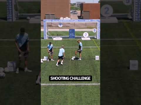 I set the high score for the MLS shooting challenge