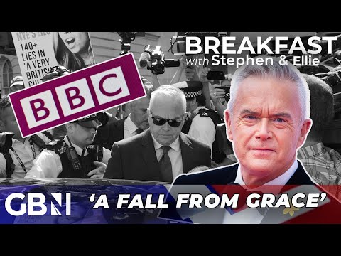 Innocent until proven GUILTY?: BBC faces FIRE for paying 'disgraced' Huw Edwards despite his arrest