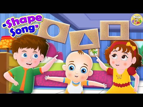 Shape Song | Nursery Rhymes & Kids Songs l Toon Tv English Rhymes