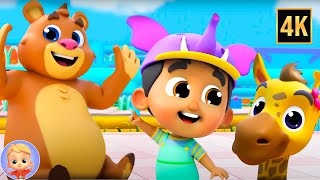 Zoo Animals Learning Video | Educational Songs and Rhymes for Kids