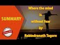 Themes in 'Where the Mind is Without Fear'
