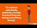 Understanding 'Call Out' in Public Criticism