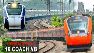 High Speed Trains | Orange Vs White #vandebharatexpress #trainvideos #trains #railgadi #train