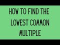 Understanding Least Common Multiple (LCM)