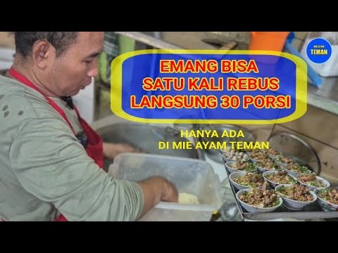 CARA MEREBUS MIE AYAM PORSI BNYAK SAAT  WARUNG RAMA#mieayamteman I 