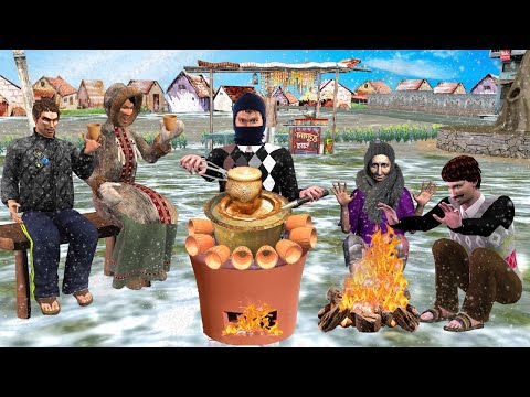 Winter Special Tandoori Chai Wala Famous Tea Indian Street Food Hindi Kahani Hindi Moral Stories