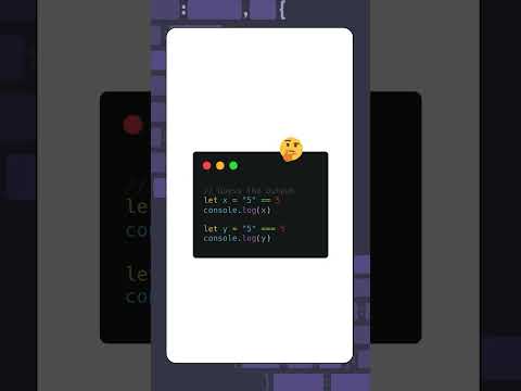 Pop quiz: does ‘5’ equal 5 in code?