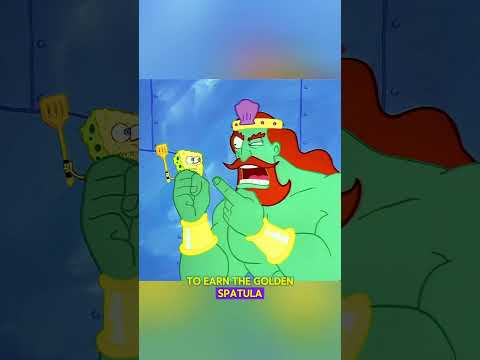 This golden spatula hasn’t been pulled out in three hundred years#usa #spongebob #cartoon