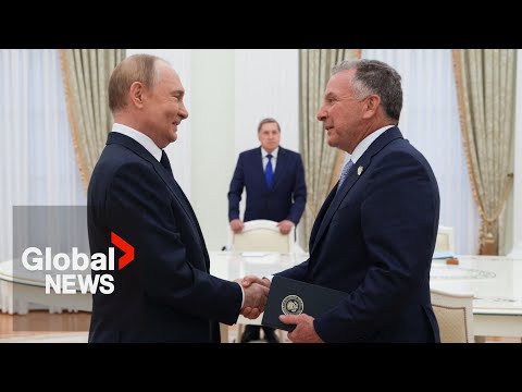 YouTube video thumbnail: Trump Envoy Meets With Putin as Peace Deal Deadline for Russia Nears