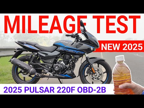 🔥Pulsar 220F Mileage Test 2025 ⛽| Bajaj Pulsar 220F New Model 2025 Mileage Test | New Pulsar 220F