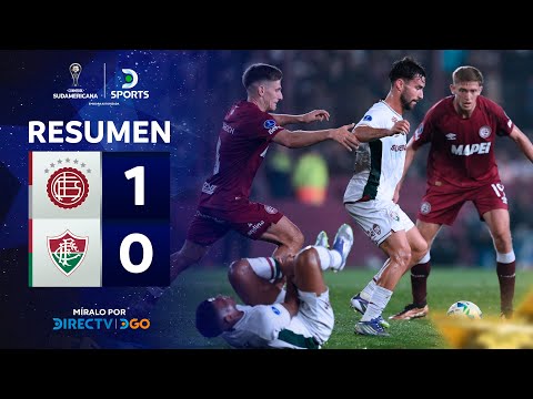 #LANÚS LE GANÓ a #FLUMINENSE con un GOL AGÓNICO de #MARCELINO | Lanús 1–0 Fluminense | Resumen